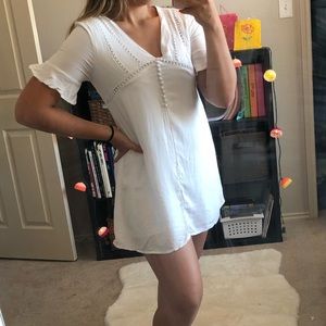 Adorable white dress!